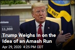 Trump Weighs In on the Idea of an Amash Run