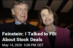 Feinstein Gives FBI Documents on Husband&#39;s Stock Trades