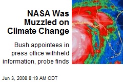 NASA Was Muzzled on Climate Change