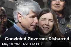Convicted Governor Disbarred