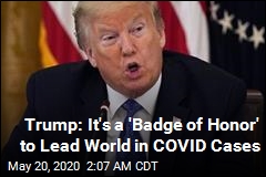 Trump Has Odd Response to US Topping the World in COVID Cases