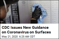 CDC: Virus Does Not &#39;Spread Easily&#39; From Surfaces