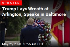 Trump Lays Memorial Day Wreath at Arlington