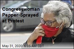 Black Congresswoman Pepper-Sprayed at Protest