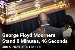 George Floyd Mourners Stand 8 Minutes, 46 Minutes