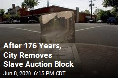 Virginia City Finally Removes Slave Auction Block