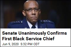 Senate Confirms First Black Service Chief