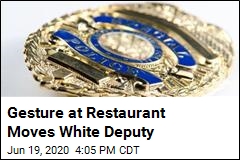 White Deputy Gets Nice Surprise at Breakfast