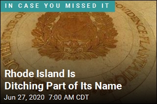 Rhode Island Is Ditching Part of Its Name