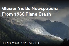 Glacier Yields Newspapers From 1966 Plane Crash