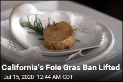 California&#39;s Foie Gras Ban Lifted