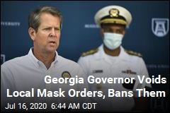 Georgia Governor Bans All Local Mask Orders