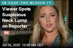 Viewer Spots Reporter&#39;s Cancerous Neck Lump