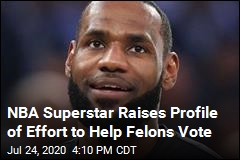 NBA Superstar Raises Profile of Effort to Help Felons Vote