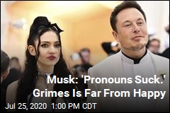 Grimes Tweet to Musk: &#39;I Cannot Support Hate&#39;