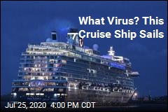 Cruise Ship Sails Amid Pandemic