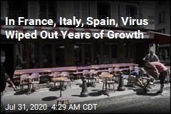 In France, Italy. Spain, Virus Wiped Out Years of Growth