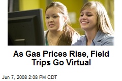 As Gas Prices Rise, Field Trips Go Virtual