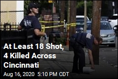 At least 18 shot, 4 Killed Across Cincinnati