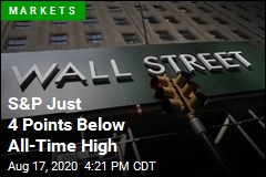 S&amp;P 500 Finishes 4 Points Below Record High