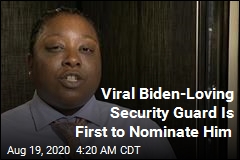 Security Guard Whose Love for Biden Went Viral Is First to Nominate Him