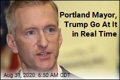 Portland Mayor and Trump Go Head-to-Head in Real Time