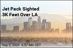 Jet Pack Sighted 3K Feet Over LA