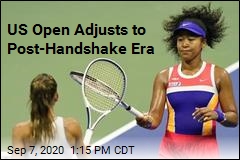 At US Open, Players Replace Handshakes