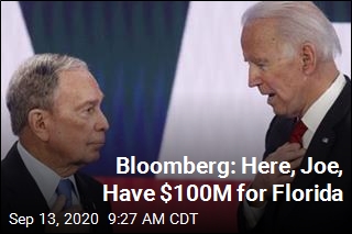 Bloomberg Digging Under the Couch Cushions for Biden