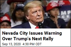 Nevada City Issues Warning Over Trump&#39;s Next Rally