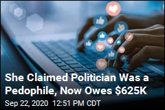 She Claimed Politician Was a Pedophile, Now Owes $625K