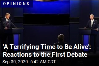 &#39;A Terrifying Time to Be Alive&#39;: Reactions to the First Debate