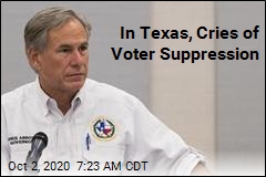 In Texas, Cries of Voter Suppression