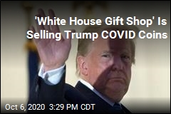 Unofficial White House Gift Shop Sells Trump COVID Coin