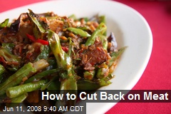 How to Cut Back on Meat