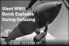 Huge WWII Bomb Explodes During Defusing