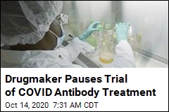 Drugmaker Pauses Trial of COVID Antibody Treatment