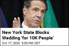 Cuomo Cracks Down on Wedding &#39;for 10K People&#39;