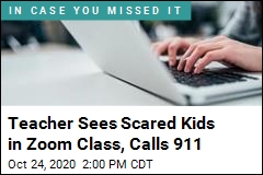 Teacher Sees Scared Kids in Zoom Class, Calls 911