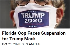 Florida Cop Will Be Disciplined for Trump Mask