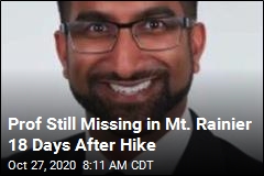 Prof Still Missing in Mt. Ranier 18 Days After Hike