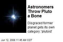Astronomers Throw Pluto a Bone