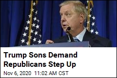 Trump Sons Demand Republicans Step Up