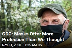 CDC: Masks Protect Wearers, Too