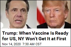 Cuomo-Trump Feud Reignites After Trump Vaccine Remarks