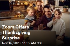 Zoom Offers Thanksgiving Surprise