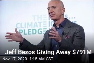 Jeff Bezos Gives Away $791M
