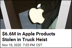 $6.6M in Apple Products Stolen in Truck Heist