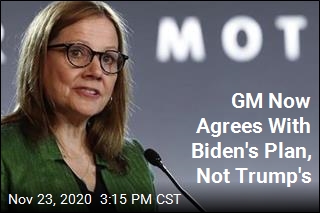 GM Now Agrees With Biden&#39;s Plan, Not Trump&#39;s