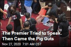Pushback on Pork Leads to Pig Guts in Parliament